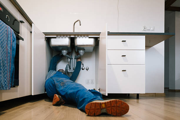 Professional Plumbing technician working in North Carver, MA